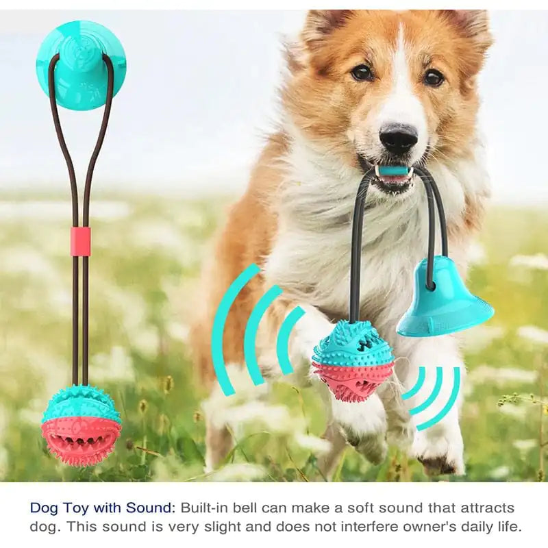 Interactive Silicone Suction Cup Dog Toy