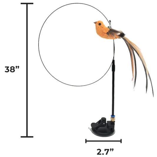 Interactive Bird Simulation Cat Teaser Toy